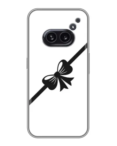 Чехол для Nothing Phone 2a с картинкой «Диагональный бант» Чехол для Nothing Phone 2a с картинкой «Диагональный бант»