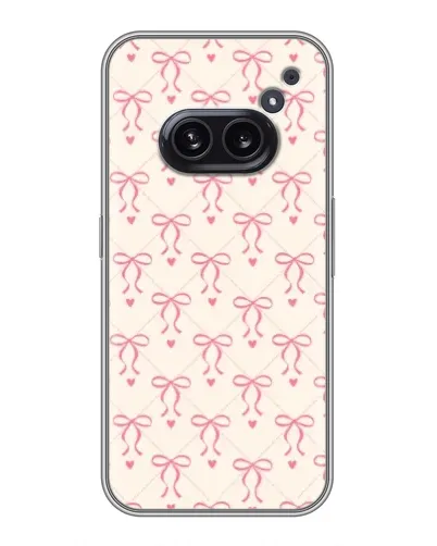 Чехол для Nothing Phone 2a с картинкой «Розовые бантики Coquette» Чехол для Nothing Phone 2a с картинкой «Розовые бантики Coquette»