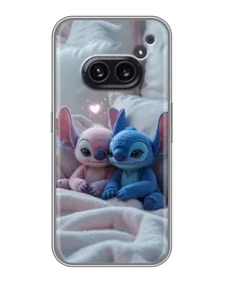 Чохол для Nothing Phone 2a з картинкою «Плюшеві Стіч Ангел»