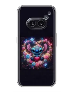 Чохол для Nothing Phone 2a з картинкою «Stitch у квітах»