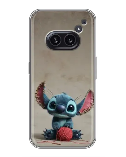 Чохол для Nothing Phone 2a з картинкою «Стіч на чоричневому фоні»