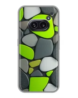 Чехол для Nothing Phone 2a с картинкой «Яркая неоновая галька» Чехол для Nothing Phone 2a с картинкой «Яркая неоновая галька»