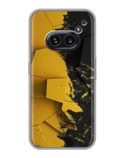 Чехол для Nothing Phone 2a с картинкой «Золотые осколки геометрии» Чехол для Nothing Phone 2a с картинкой «Золотые осколки геометрии»