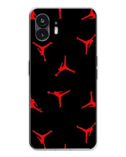 Чехол для Nothing Phone 3 с картинкой «Jordan Red Pattern»