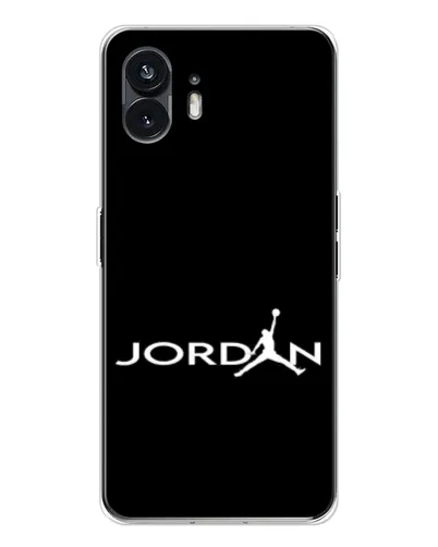 Чехол для Nothing Phone 3 с картинкой «Jordan White Logo»