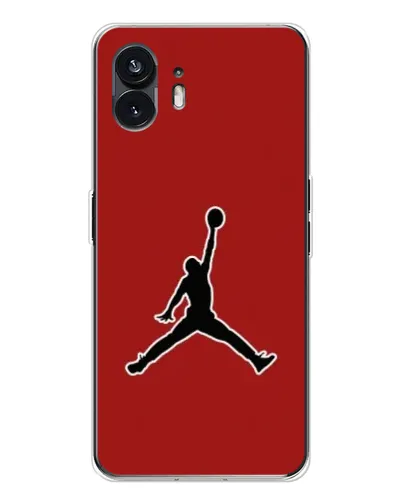 Чехол для Nothing Phone 3 с картинкой «Jordan Red Back»