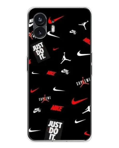 Чехол для Nothing Phone 3 с картинкой «Nike Mix Pattern»