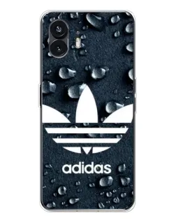Чехол для Nothing Phone 3 с картинкой «Adidas Trefoil Blue»