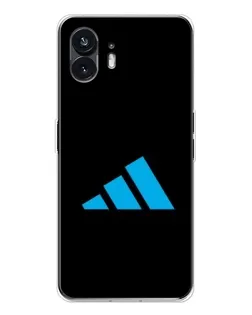 Чехол для Nothing Phone 3 с картинкой «Adidas Cyan Logo»