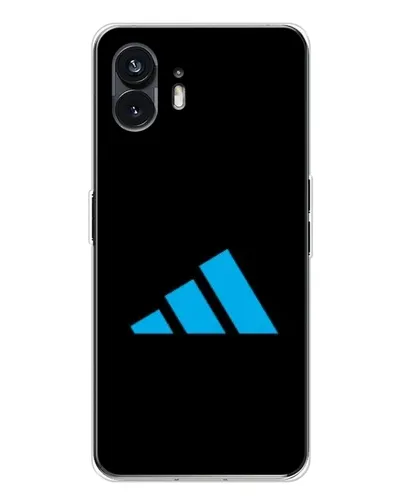 Чехол для Nothing Phone 3 с картинкой «Adidas Cyan Logo»