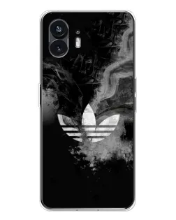 Чехол для Nothing Phone 3 с картинкой «Абстрактный дым Adidas»