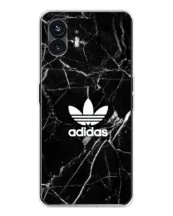 Чехол для Nothing Phone 3 с картинкой «Белый мрамор Adidas»