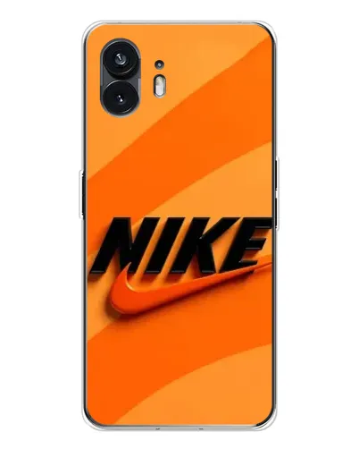 Чехол для Nothing Phone 3 с картинкой «Оранжевый драйв Nike» Чехол для Nothing Phone 3 с картинкой «Оранжевый драйв Nike»