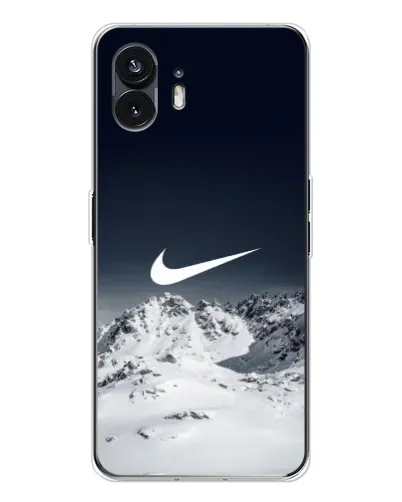 Чехол для Nothing Phone 3 с картинкой «Nike — зимние горы» Чехол для Nothing Phone 3 с картинкой «Nike — зимние горы»