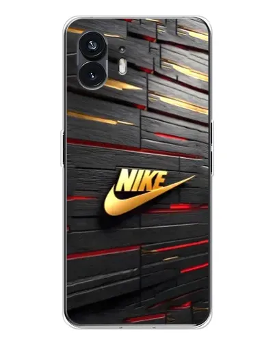 Чехол для Nothing Phone 3 с картинкой «Золотой Nike на металле» Чехол для Nothing Phone 3 с картинкой «Золотой Nike на металле»