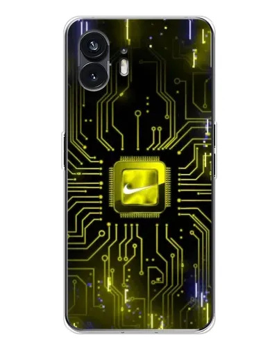Чехол для Nothing Phone 3 с картинкой «Nike — золотая искра» Чехол для Nothing Phone 3 с картинкой «Nike — золотая искра»