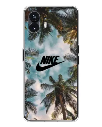 Чехол для Nothing Phone 3 с картинкой «Тропический принт Nike» Чехол для Nothing Phone 3 с картинкой «Тропический принт Nike»