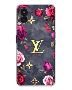 Чехол для Nothing Phone 3 с картинкой «Цветочный Louis Vuitton»