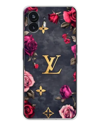Чехол для Nothing Phone 3 с картинкой «Цветочный Louis Vuitton»