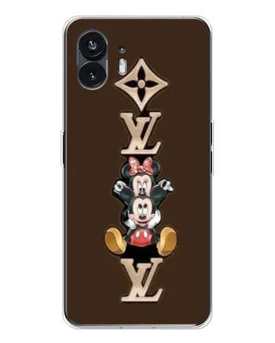 Чехол для Nothing Phone 3 с картинкой «LV и Микки Маус»