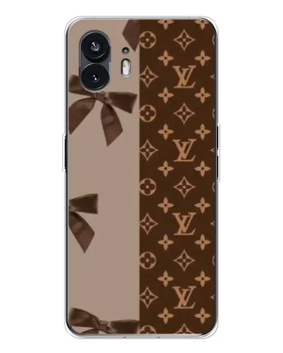 Чехол для Nothing Phone 3 с картинкой «Louis Vuitton — банты»