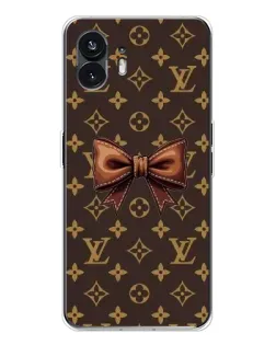 Чехол для Nothing Phone 3 с картинкой «LV с бантом» Чехол для Nothing Phone 3 с картинкой «LV с бантом»