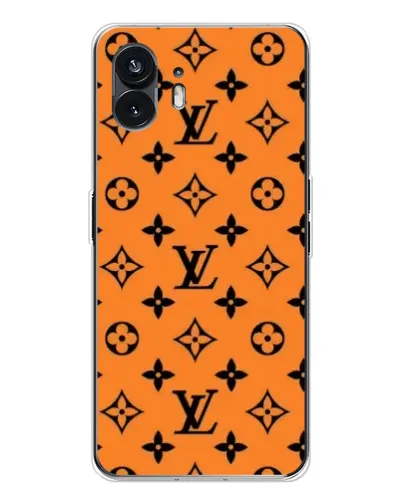 Чехол для Nothing Phone 3 с картинкой «Оранжевый стиль LV»