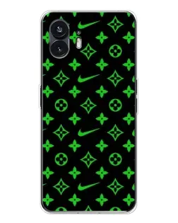 Чехол для Nothing Phone 3 с картинкой «Неоновый принт LV» Чехол для Nothing Phone 3 с картинкой «Неоновый принт LV»