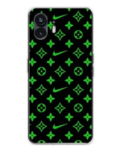 Чехол для Nothing Phone 3 с картинкой «Неоновый принт LV»