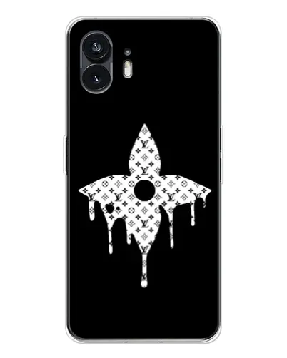 Чехол для Nothing Phone 3 с картинкой «Цветочная монограмма»
