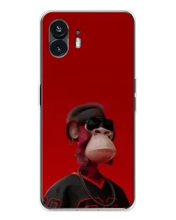 Чехол для Nothing Phone 3 с картинкой «Bored Ape в красном» Чехол для Nothing Phone 3 с картинкой «Bored Ape в красном»