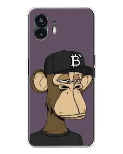 Чехол для Nothing Phone 3 с картинкой «Bored Ape в кепке» Чехол для Nothing Phone 3 с картинкой «Bored Ape в кепке»