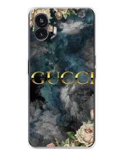Чохол для Nothing Phone 3 з картинкою «Абстрактні квіти Gucci»