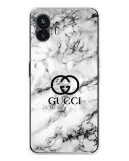 Чохол для Nothing Phone 3 з картинкою «Gucci — мармуровий шик»