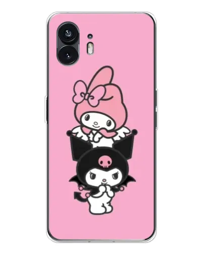 Чехол для Nothing Phone 3 с картинкой «My Melody и Kuromi» Чехол для Nothing Phone 3 с картинкой «My Melody и Kuromi»