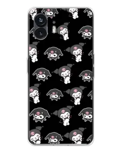Чехол для Nothing Phone 3 с картинкой «Черный паттерн Kuromi» Чехол для Nothing Phone 3 с картинкой «Черный паттерн Kuromi»