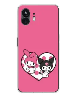 Чехол для Nothing Phone 3 с картинкой «Kuromi и My Melody» Чехол для Nothing Phone 3 с картинкой «Kuromi и My Melody»