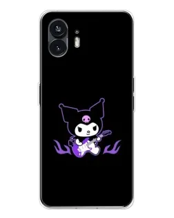 Чехол для Nothing Phone 3 с картинкой «Электрическая Kuromi» Чехол для Nothing Phone 3 с картинкой «Электрическая Kuromi»