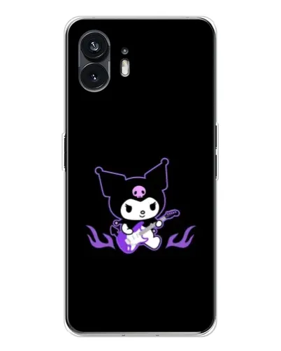Чехол для Nothing Phone 3 с картинкой «Электрическая Kuromi» Чехол для Nothing Phone 3 с картинкой «Электрическая Kuromi»