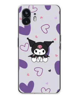 Чехол для Nothing Phone 3 с картинкой «Kuromi и лавандовые сердца» Чехол для Nothing Phone 3 с картинкой «Kuromi и лавандовые сердца»