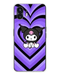 Чехол для Nothing Phone 3 с картинкой «Kuromi и фиолетовые сердца» Чехол для Nothing Phone 3 с картинкой «Kuromi и фиолетовые сердца»