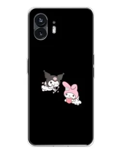 Чехол для Nothing Phone 3 с картинкой «My Melody и Kuromi» Чехол для Nothing Phone 3 с картинкой «My Melody и Kuromi»
