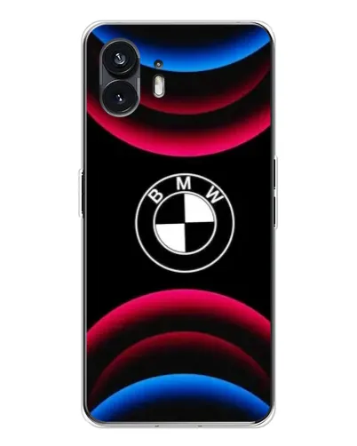 Чехол для Nothing Phone 3 с картинкой «Логотип BMW и неоновые дуги» Чехол для Nothing Phone 3 с картинкой «Логотип BMW и неоновые дуги»
