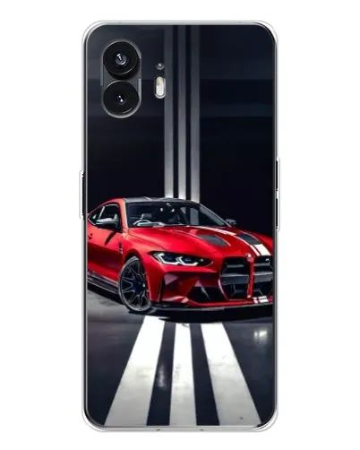 Чехол для Nothing Phone 3 с картинкой «Красная BMW на дороге» Чехол для Nothing Phone 3 с картинкой «Красная BMW на дороге»