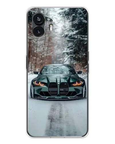 Чехол для Nothing Phone 3 с картинкой «BMW в зимнем лесу» Чехол для Nothing Phone 3 с картинкой «BMW в зимнем лесу»
