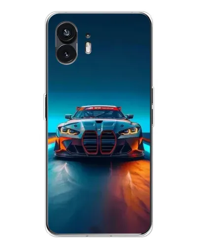 Чехол для Nothing Phone 3 с картинкой «BMW — огни неона» Чехол для Nothing Phone 3 с картинкой «BMW — огни неона»