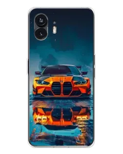 Чехол для Nothing Phone 3 с картинкой «BMW — золотая эмблема»