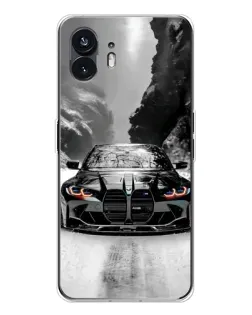 Чехол для Nothing Phone 3 с картинкой «BMW — акварельный дрифт»