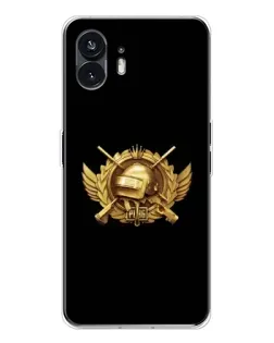 Чехол для Nothing Phone 3 с картинкой «PUBG — оранжевый градиент»