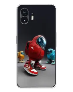 Чехол для Nothing Phone 3 с картинкой «Among Us — 3D стиль»